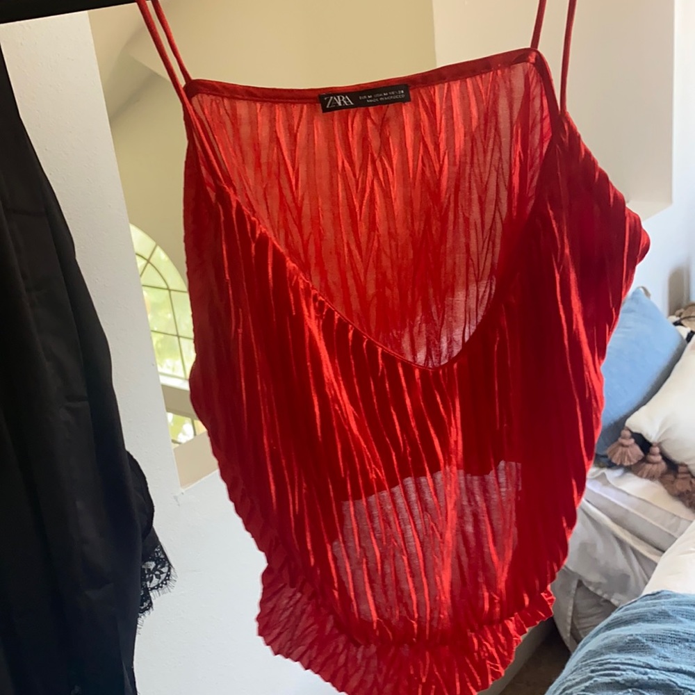 Red Zara Tank